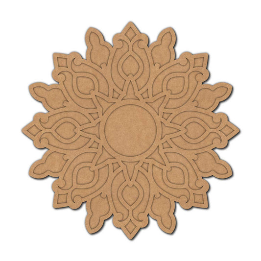 Mandala Reusable Rangoli Base MDF Design 4