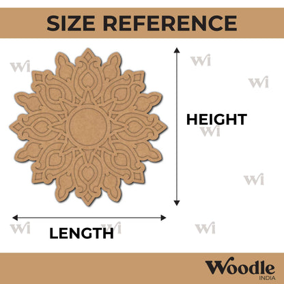 Mandala Reusable Rangoli Base MDF Design 4