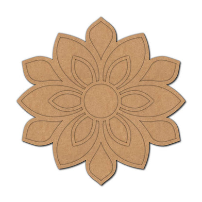 Mandala Reusable Rangoli Base MDF Design 5