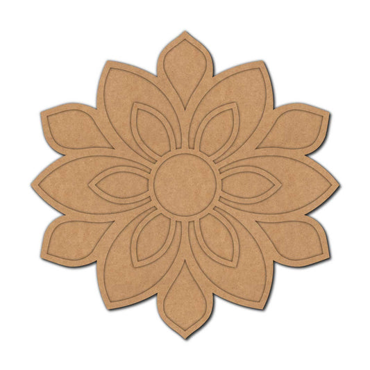 Mandala Reusable Rangoli Base MDF Design 5