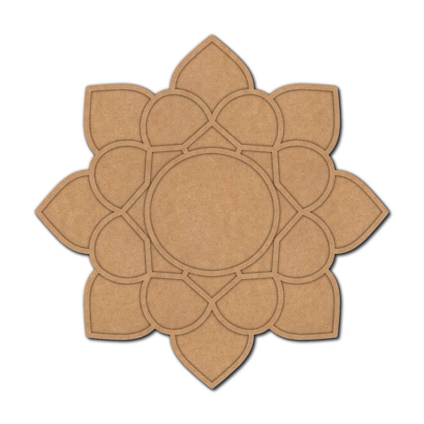 Mandala Reusable Rangoli Base MDF Design 6