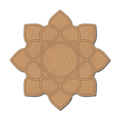 Mandala Reusable Rangoli Base MDF Design 6