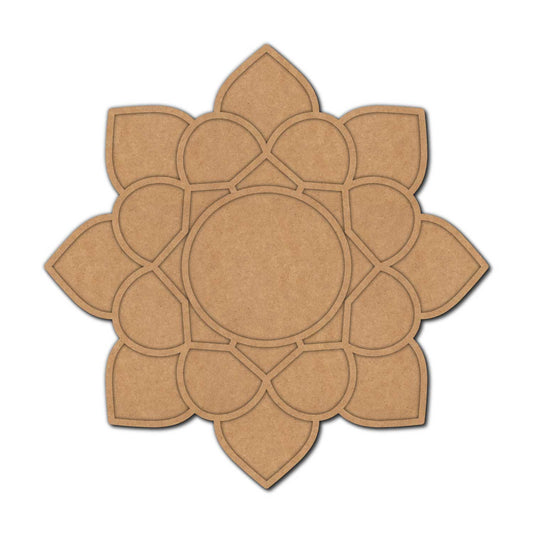 Mandala Reusable Rangoli Base MDF Design 6