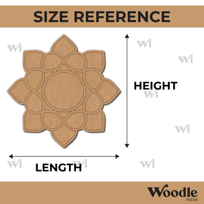 Mandala Reusable Rangoli Base MDF Design 6