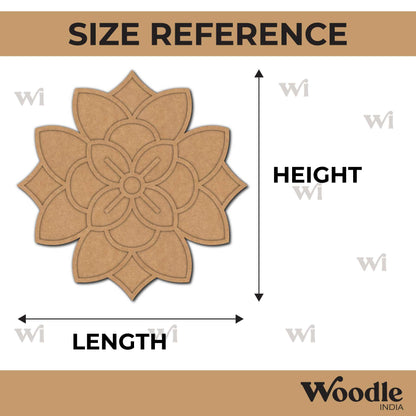 Mandala Reusable Rangoli Base MDF Design 7
