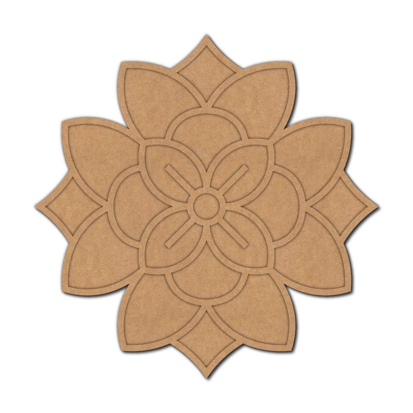Mandala Reusable Rangoli Base MDF Design 7