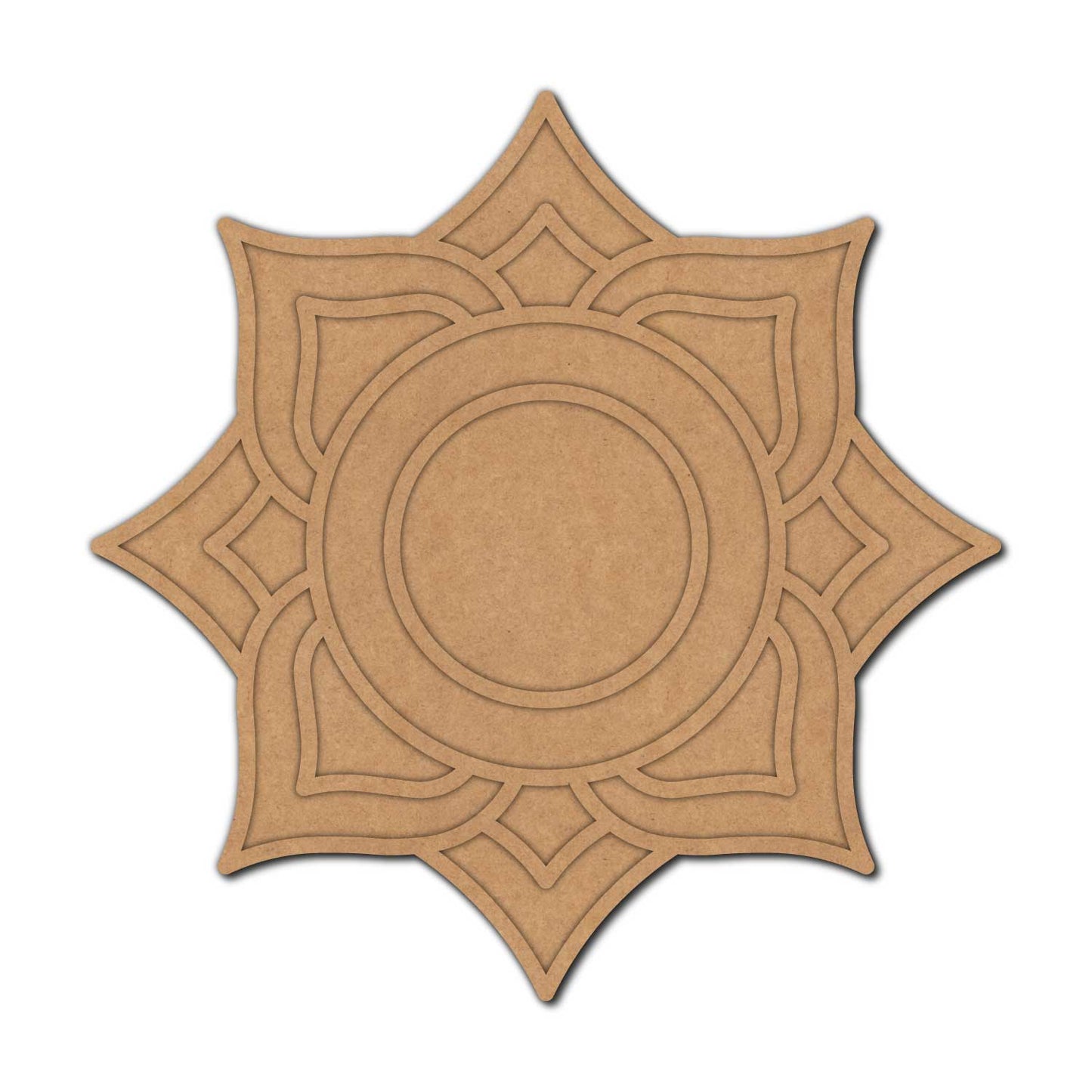 Mandala Reusable Rangoli Base MDF Design 8