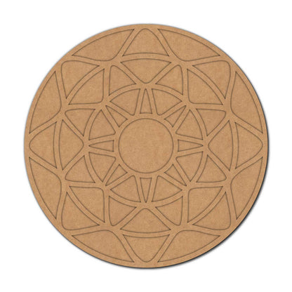 Mandala Reusable Rangoli Base MDF Design 9