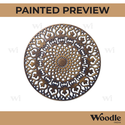 Mandala Round Cutout MDF Design 1