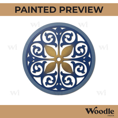 Mandala Round Cutout MDF Design 2