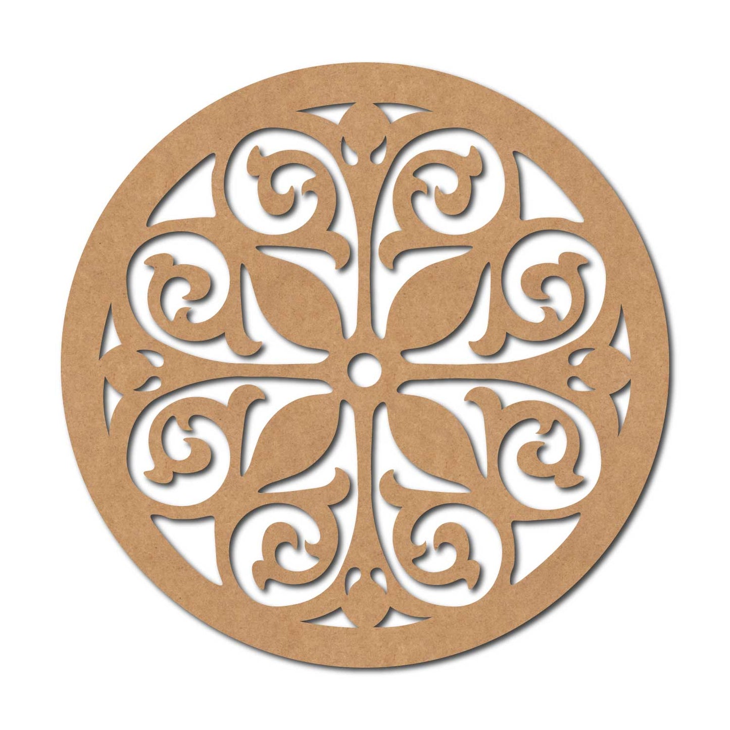 Mandala Round Cutout MDF Design 2