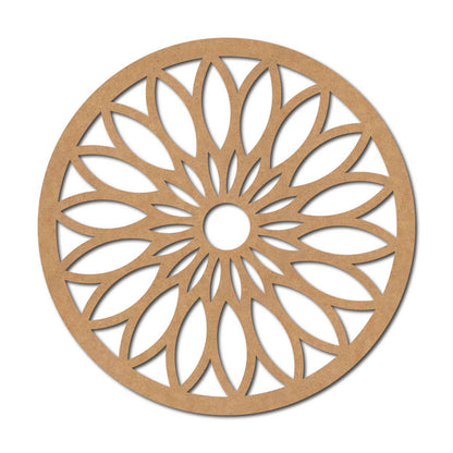 Mandala Round Cutout MDF Design 5