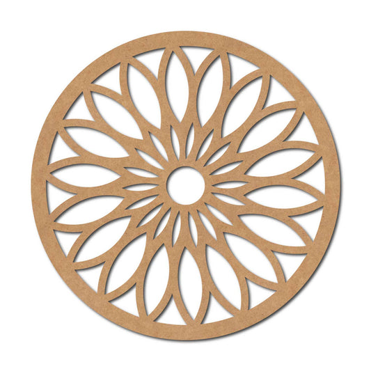 Mandala Round Cutout MDF Design 5