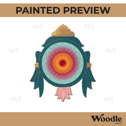 Mandala Shank Pre Marked MDF Design 2
