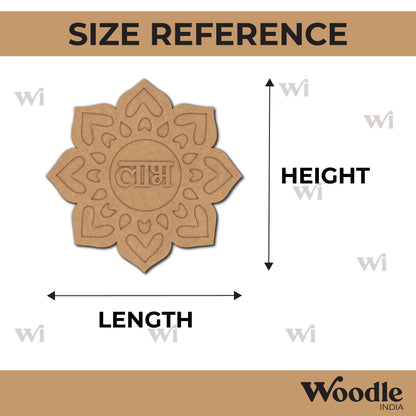 Mandala Shubh Labh Base MDF Design 3
