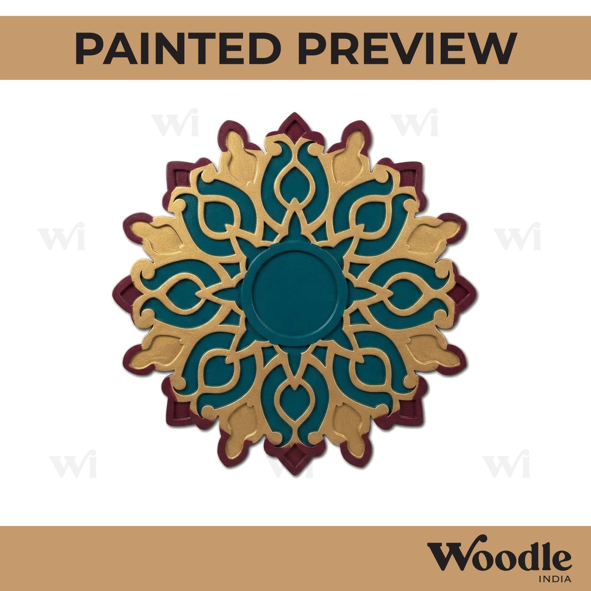 Mandala Two Layered Base MDF Design 3