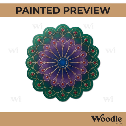 Mandala Pre Marked Base MDF Design 18