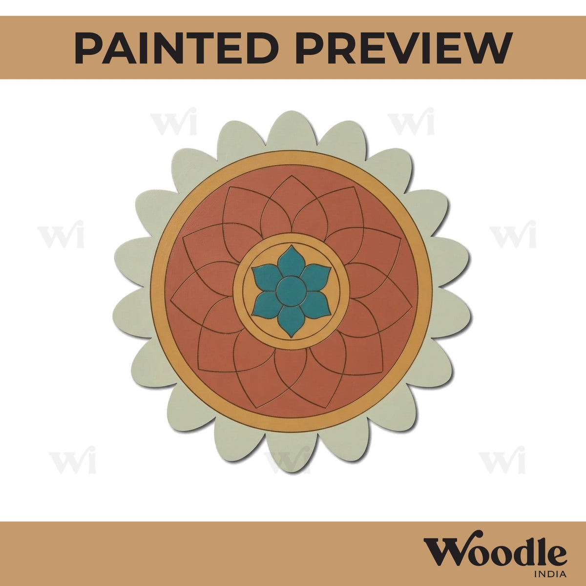 Mandala Pre Marked Base MDF Design 20