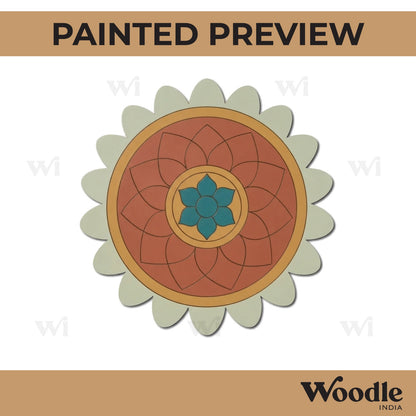Mandala Pre Marked Base MDF Design 20