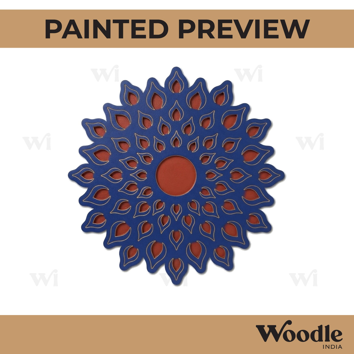 Mandala Pre Marked Base MDF Design 30