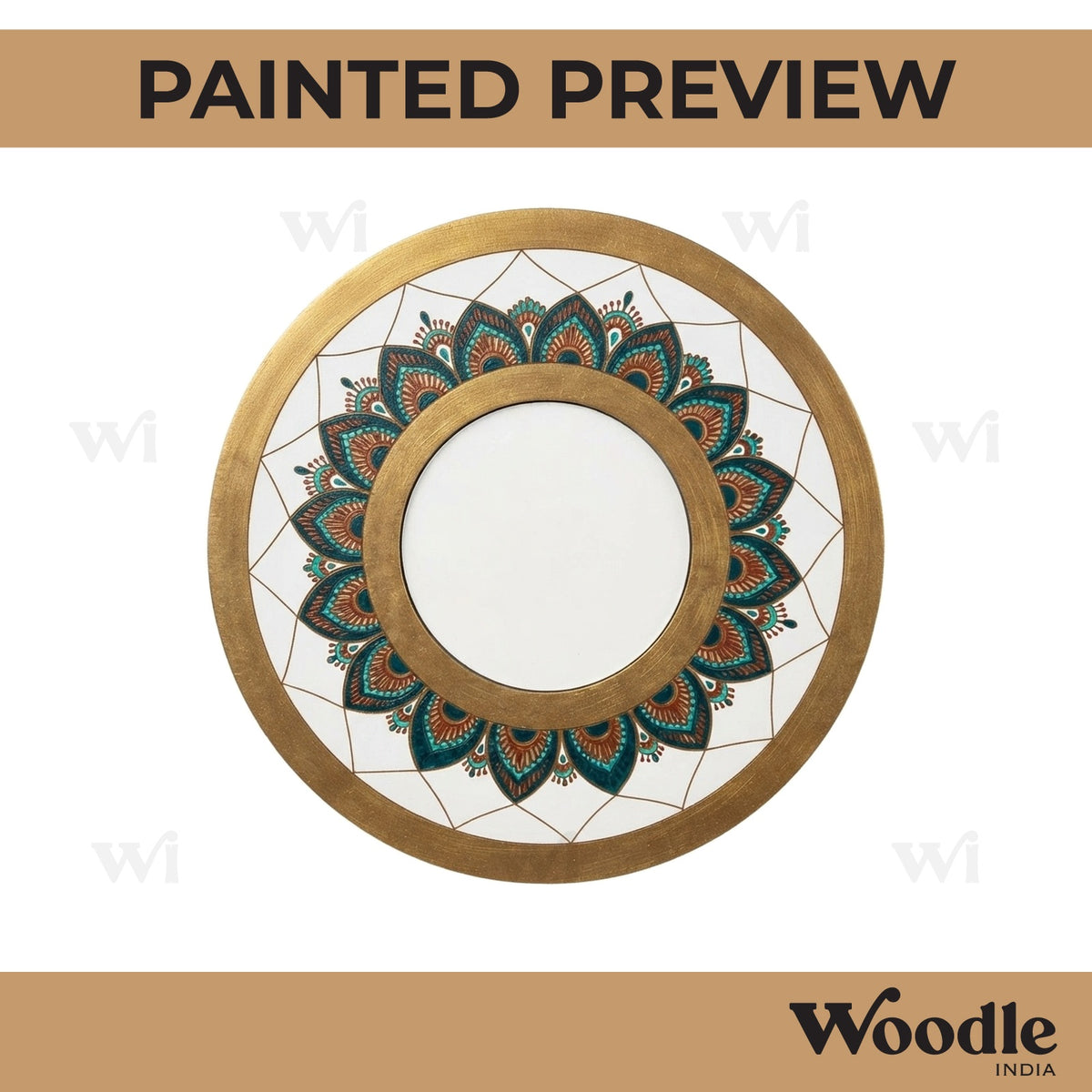 Mandala Diya Tealight Holder MDF Design 36
