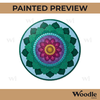 Mandala Pre Marked Round MDF Design 98