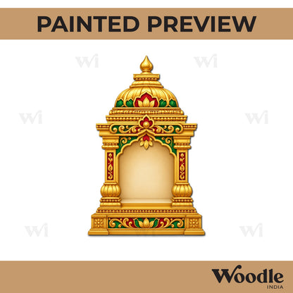 Mandir Pre Marked MDF Design 1