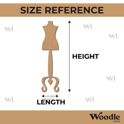 Mannequin Cutout MDF Design 3