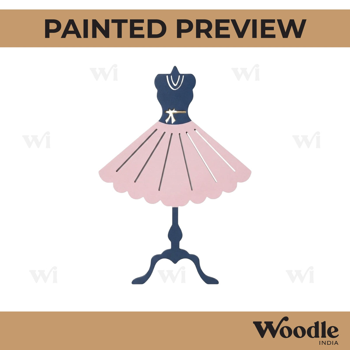 Mannequin Cutout MDF Design 2