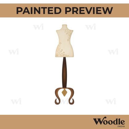 Mannequin Cutout MDF Design 3