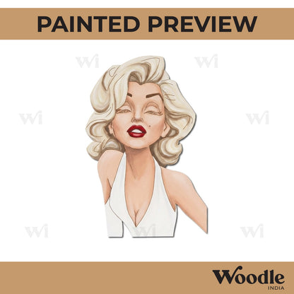 Marilyn Monroe Pre Marked MDF Design 1