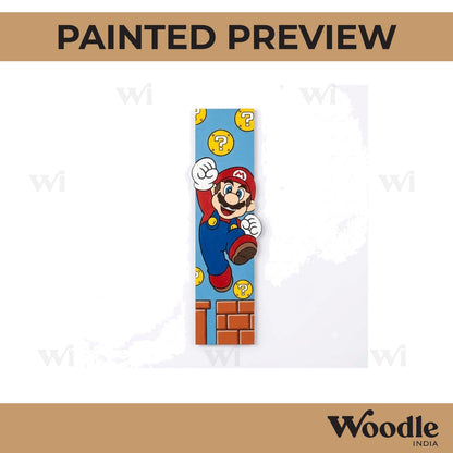 Mario Bookmark Pre Marked MDF Design 1