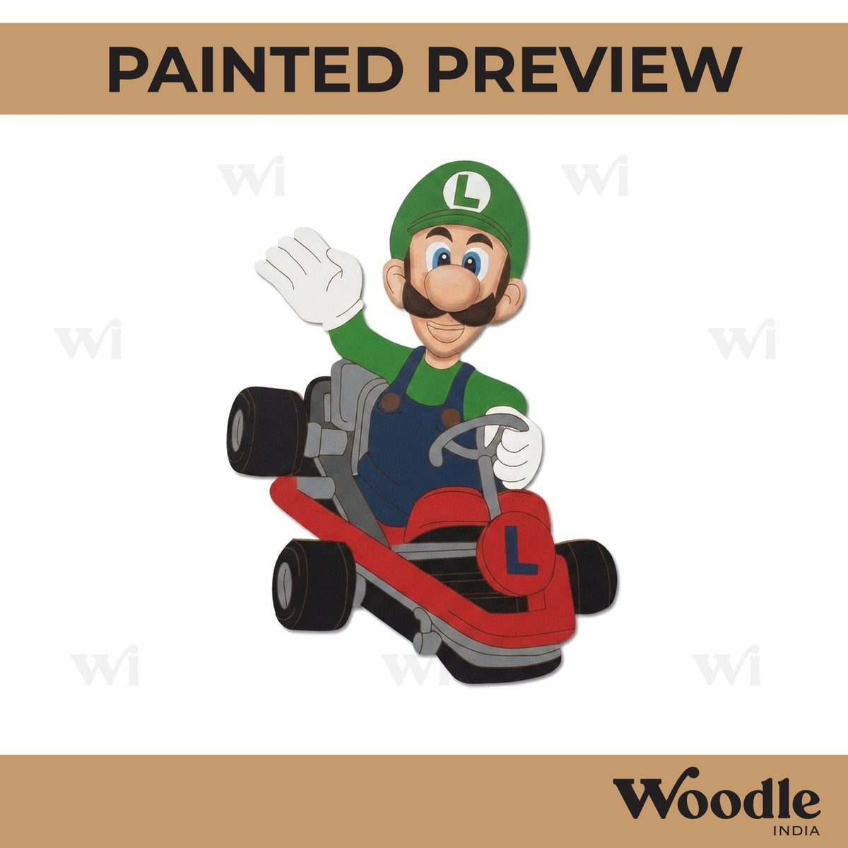 Mario Kart Pre Marked MDF Design 6