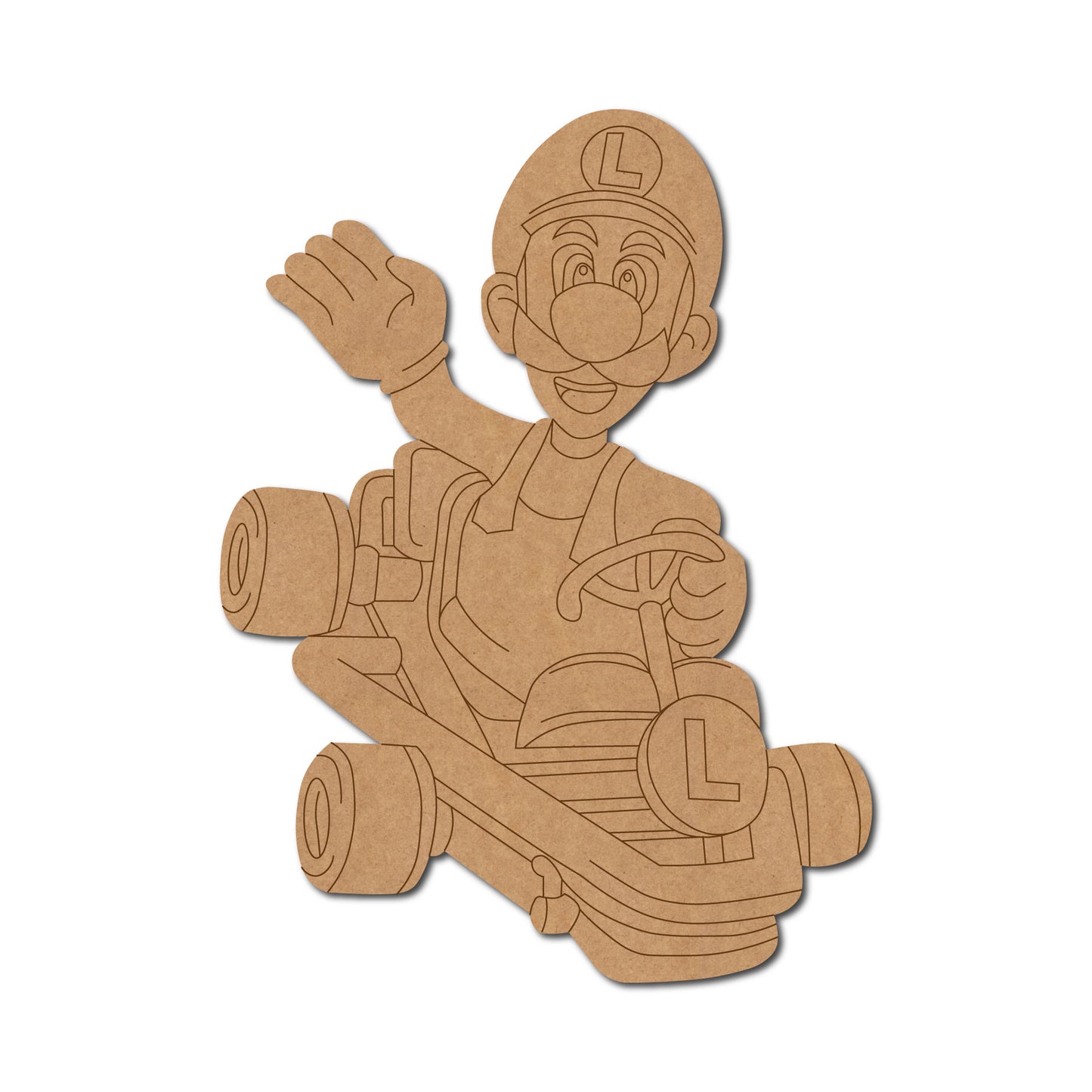 Mario Kart Pre Marked MDF Design 6