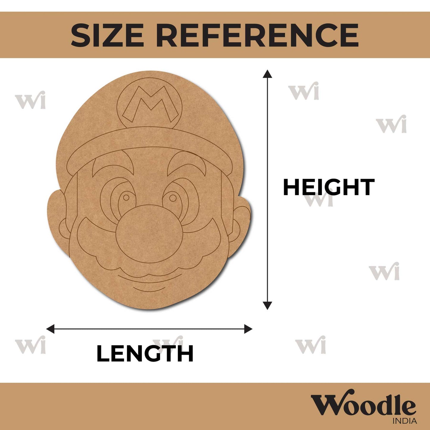 Mario Pre Marked MDF Design 13