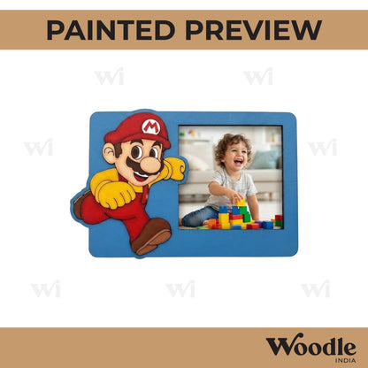 Mario Three Layered Photo Frame MDF Design 1