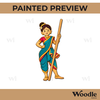 Martial Artist Andhra Pradesh Pre Marked MDF Design 1