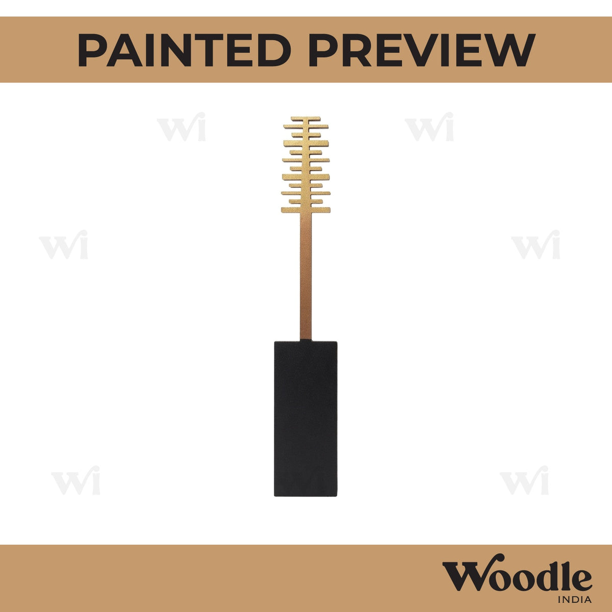 Mascara Makeup Cutout MDF Design 1
