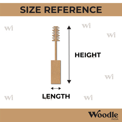 Mascara Makeup Cutout MDF Design 1