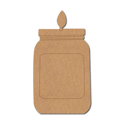 Mason Jar Candle Pre Marked MDF Design 1