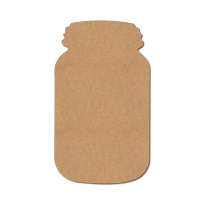 Mason Jar Cutout MDF Design 1