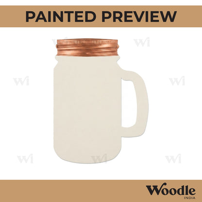 Mason Jar Cutout MDF Design 5
