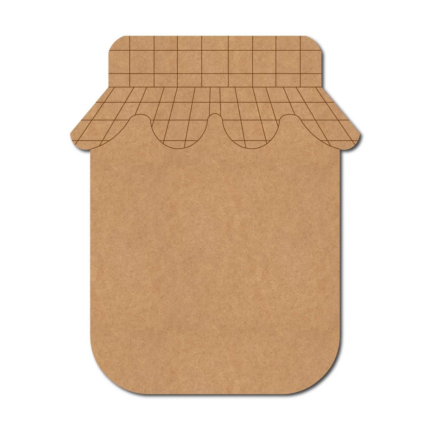 Mason Jar Pre Marked MDF Design 4
