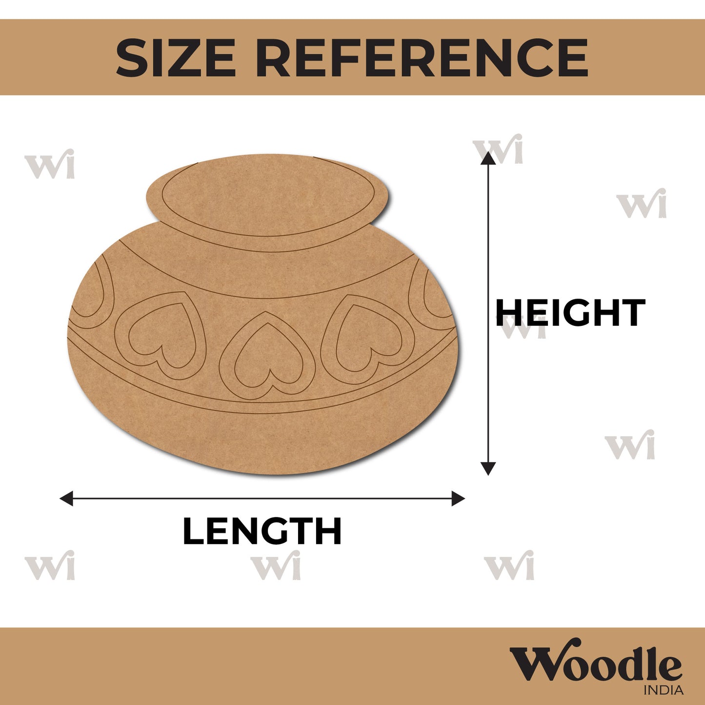 Matka Pre Marked MDF Design 1