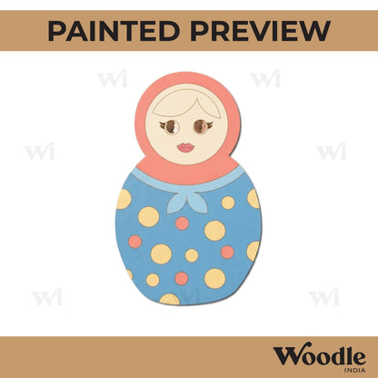 Matryoshka Nesting Doll Pre Marked MDF Design 1