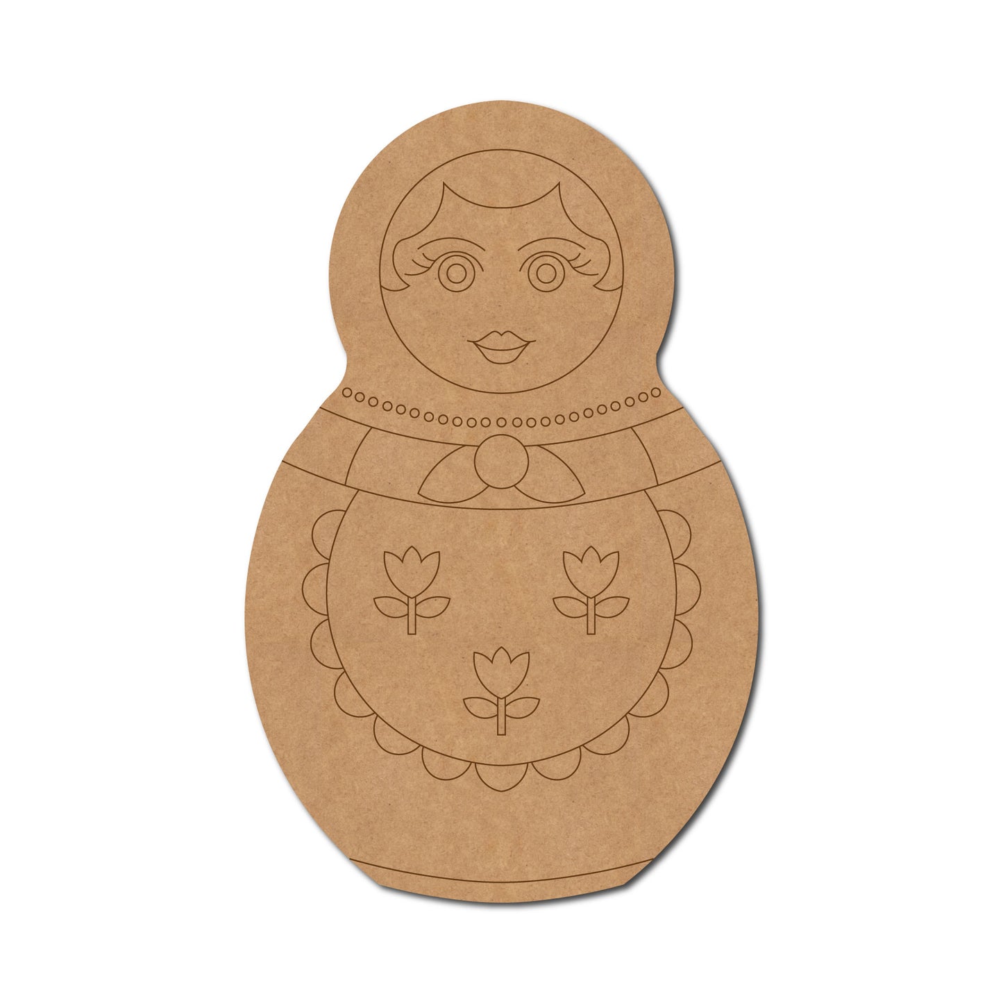 Matryoshka Nesting Doll Pre Marked MDF Design 3