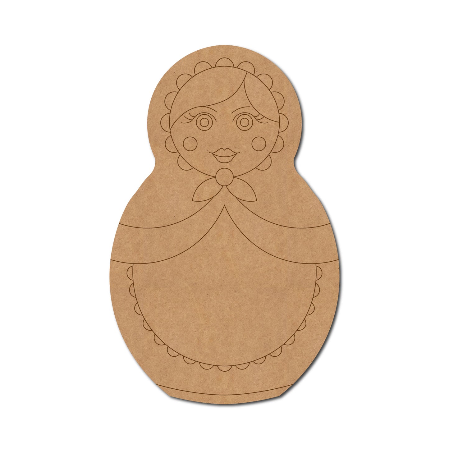 Matryoshka Nesting Doll Pre Marked MDF Design 5