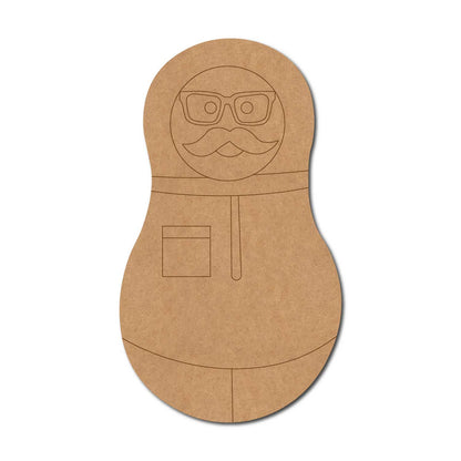 Matryoshka Nesting Doll Pre Marked MDF Design 6