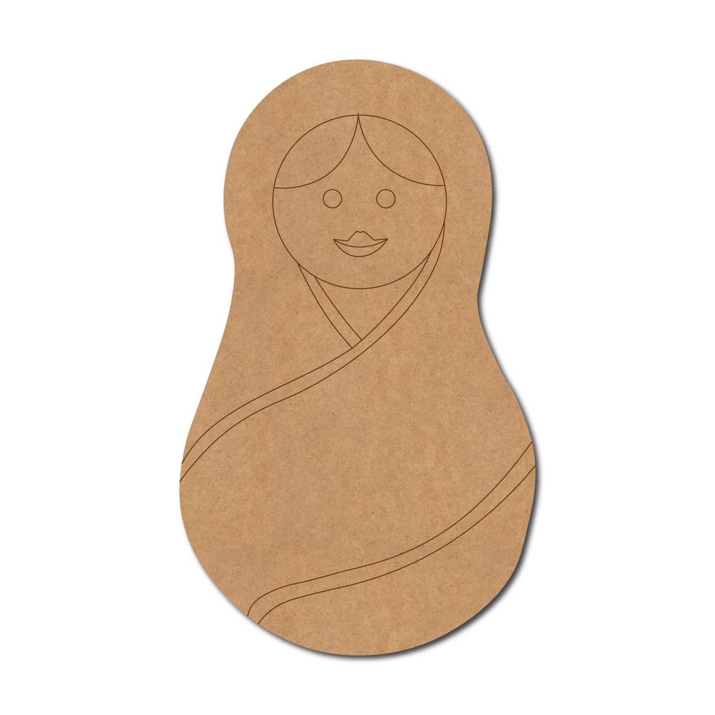 Matryoshka Nesting Doll Pre Marked MDF Design 7