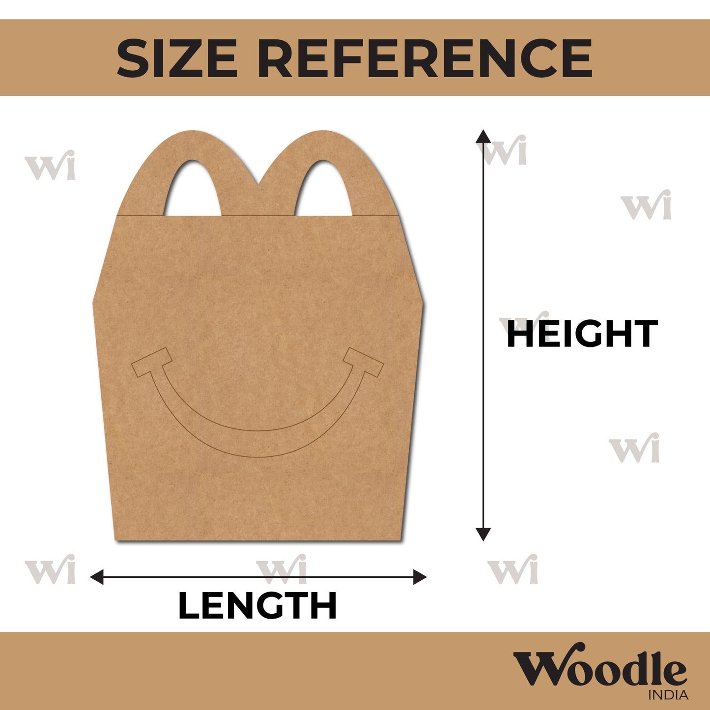 McDonald's Happy Meal Pre Marked MDF Design 1